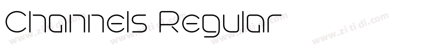 Channels Regular字体转换 Channels Regular字体转换